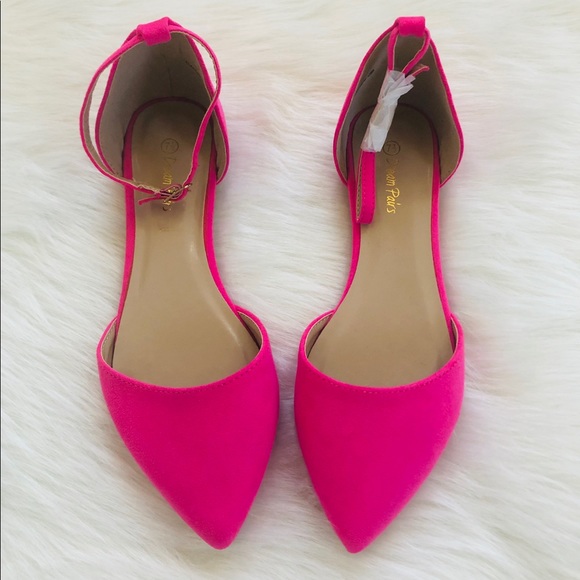Dream Pairs Shoes - 💓NEW HOT Pink pointy toe flats💓